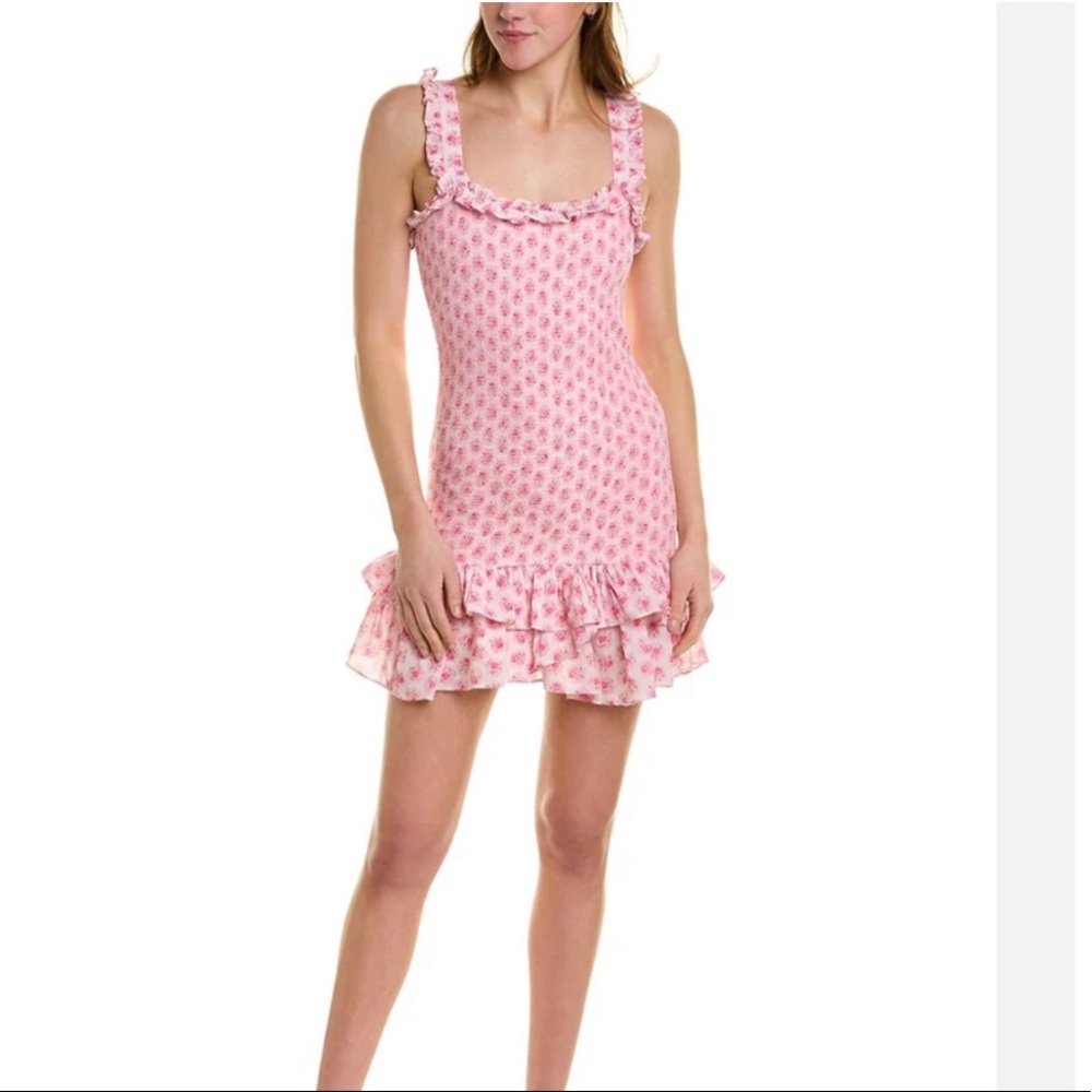 LoveShackFancy Breyer Mini Dress